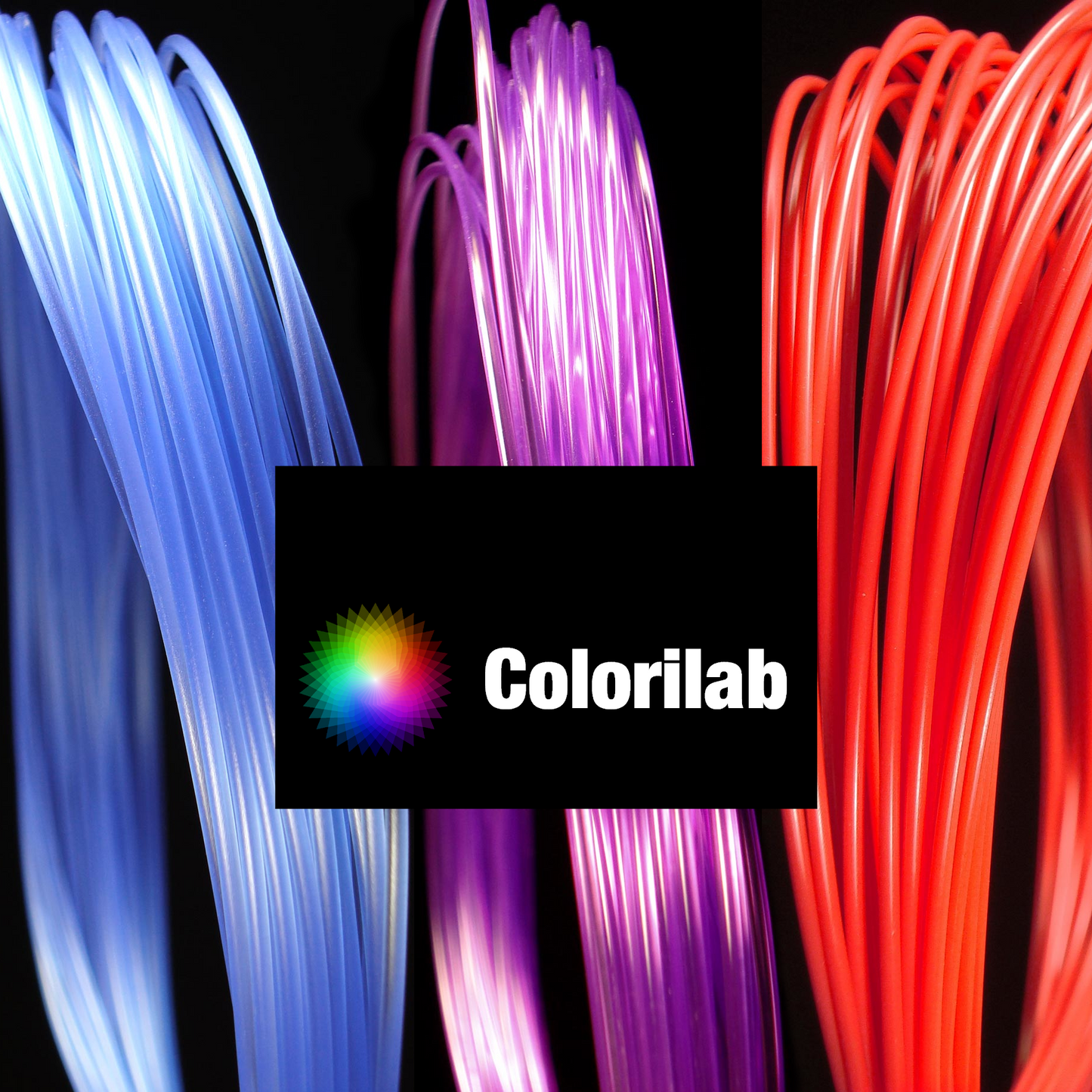 A custom color PLA ABS PETG ASA TPU 3D printer filament